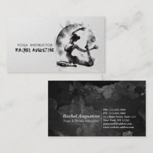 Yoga Reiki Einbeinige Königtaube-Pose Visitenkarte