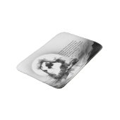 Yoga Reiki Einbeinige Königtaube Pose Wasserfarbe Badematte (Schrägansicht)