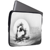 Yoga Reiki Einbeinige Königtaube Pose Wasserfarbe Laptopschutzhülle (Vorne Rechts)