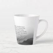 Yoga Reiki Einbeinige Königtaube Pose Wasserfarbe Milchtasse (Rechts)