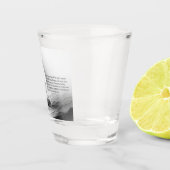 Yoga Reiki Einbeinige Königtaube Pose Wasserfarbe Schnapsglas (Rechts)