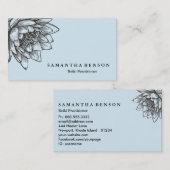 Yoga Reiki Energy Healer Light Flight Lotus Visitenkarte (Vorne/Hinten)