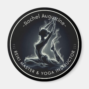 Yoga Reiki Instructor Einbeinige Königstauben-Pose Magnet