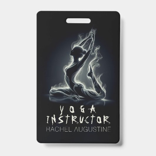 Yoga Reiki Instructor Pose Ausweis (Vorderseite)