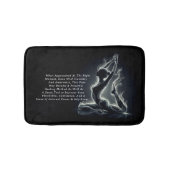 Yoga Reiki Instructor Pose Badematte (Vorderseite)