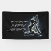 Yoga Reiki Instructor Pose Banner (Horizontal)