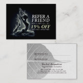 Yoga Reiki Instructor Pose Empfehlungskarte (Vorne/Hinten)