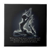 Yoga Reiki Instructor Pose Fliese (Vorderseite)