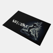 Yoga Reiki Instructor Pose Fußmatte (Schrägansicht)