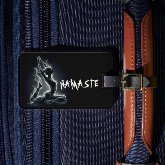 Yoga Reiki Instructor Pose Gepäckanhänger (Vorderseite Insitu 4)