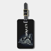 Yoga Reiki Instructor Pose Gepäckanhänger (Vorderseite vertikal)