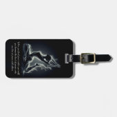 Yoga Reiki Instructor Pose Gepäckanhänger (Vorderseite horizontal)