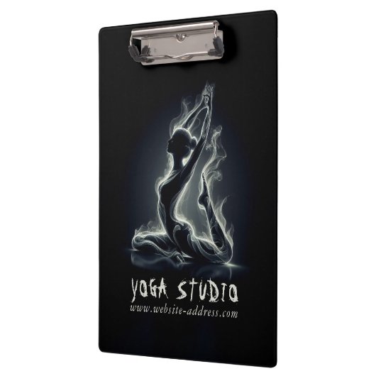 Yoga Reiki Instructor Pose Klemmbrett (Links)