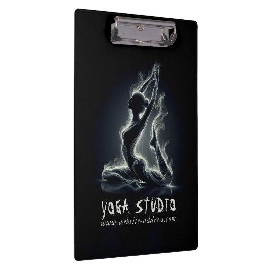 Yoga Reiki Instructor Pose Klemmbrett (Rechts)