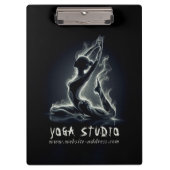 Yoga Reiki Instructor Pose Klemmbrett (Vorderseite)