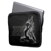 Yoga Reiki Instructor Pose Laptopschutzhülle (Vorderseite Links)