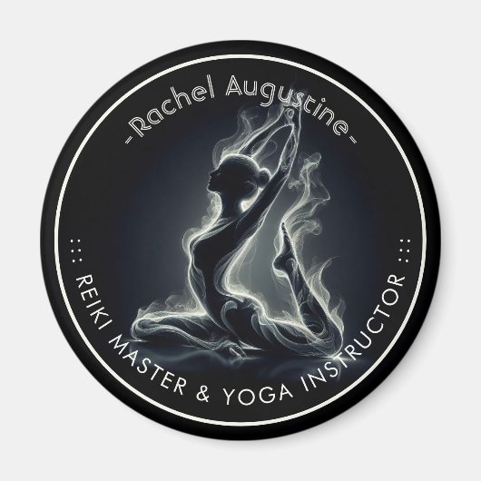Yoga Reiki Instructor Pose Magnet (Vorne)