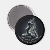 Yoga Reiki Instructor Pose Magnet (Vorderseite/Rückseite)