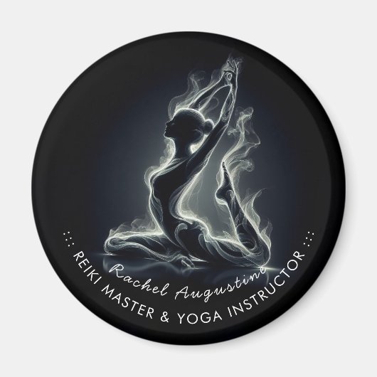 Yoga Reiki Instructor Pose Magnet (Vorne)