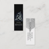 Yoga Reiki Instructor Pose Mini Visitenkarte (Vorne/Hinten)