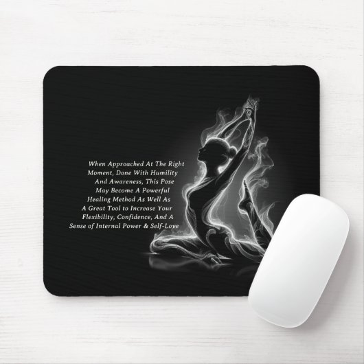 Yoga Reiki Instructor Pose Mousepad (Mit Mouse)
