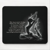 Yoga Reiki Instructor Pose Mousepad (Vorne)