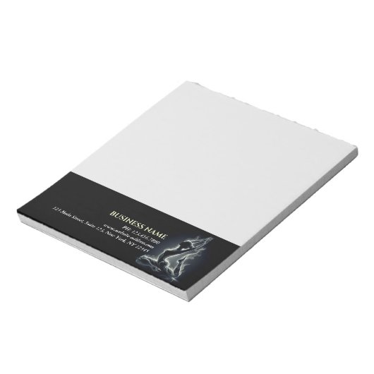 Yoga Reiki Instructor Pose Notizblock (Rotiert)