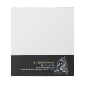Yoga Reiki Instructor Pose Notizblock (Vorderseite)