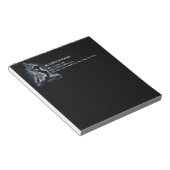 Yoga Reiki Instructor Pose Notizblock (angewinkelt)