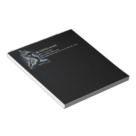 Yoga Reiki Instructor Pose Notizblock (angewinkelt)