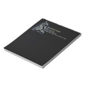 Yoga Reiki Instructor Pose Notizblock (Rotiert)