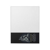 Yoga Reiki Instructor Pose Notizblock (Rotiert)