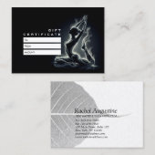 Yoga Reiki Instructor Pose Rabattkarte (Vorne/Hinten)