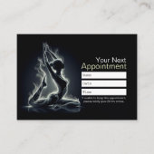 Yoga Reiki Instructor Pose Terminkarte (Vorderseite)