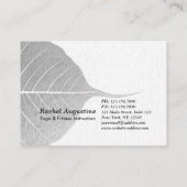 Yoga Reiki Instructor Pose Terminkarte (Rückseite)