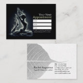 Yoga Reiki Instructor Pose Terminkarte (Vorne/Hinten)