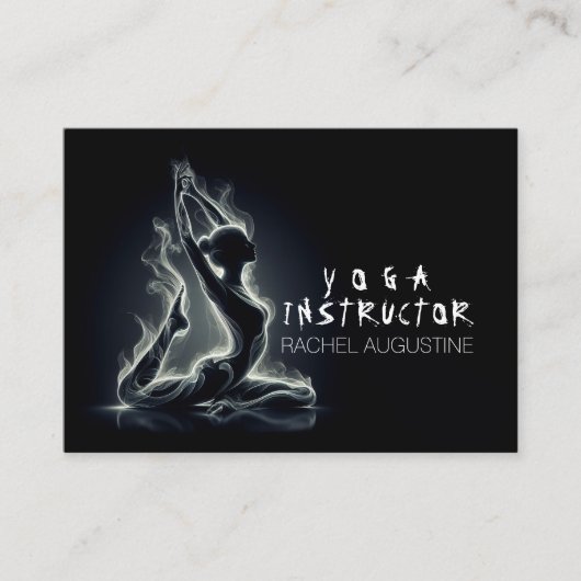 Yoga Reiki Instructor Pose Terminkarte (Vorderseite)