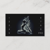 Yoga Reiki Instructor Pose Treuekarte (Vorderseite)