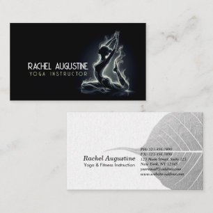 Yoga Reiki Instructor Pose Visitenkarte