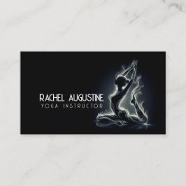 Yoga Reiki Instructor Pose Visitenkarte