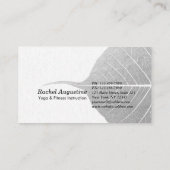 Yoga Reiki Instructor Pose Visitenkarte (Rückseite)