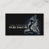 Yoga Reiki Instructor Pose Visitenkarte (Vorderseite)