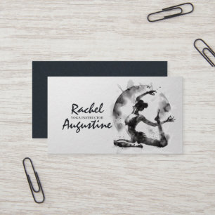 Yoga Reiki Instructor Pose Visitenkarte