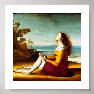 Yoga Renaissance Art Poster