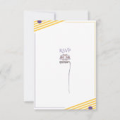 Yoga Response Card RSVP Karte (Rückseite)