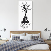 Yoga Roots Leinwanddruck (Insitu (Schlafzimmer))