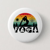 Yoga - Ruhe, Liebe und Licht Button (Vorderseite)