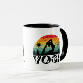 Yoga - Ruhe, Liebe und Licht Tasse (VorderseiteRechts)