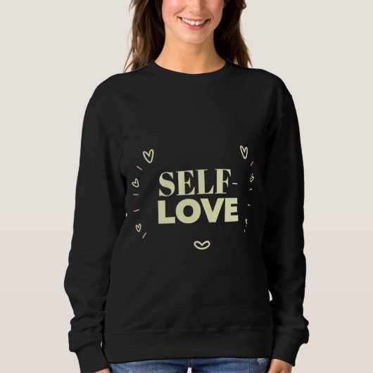 Yoga S Self Liebe Sweatshirt (Vorderseite)