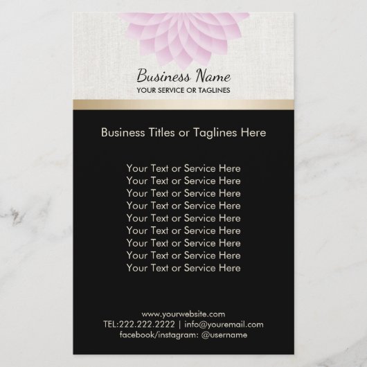 Yoga Salon WELLNESS-CENTER Lotus Piazza della Rifo Flyer (Vorne)